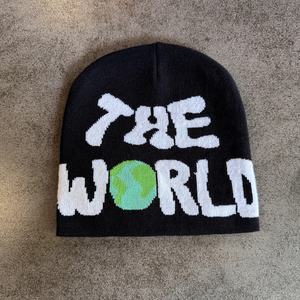 Autumn Winter Jacquard Knitted Hat American Street Letters Hip Hop Skateboard Fashionable Cold <b>Weather</b> Beanie for Men <b>Women</b> - Product Image 6