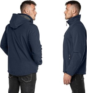 Veste Softshell sur mesure pour hommes légers de vente chaude avec fermeture à glissière nouvelle conception de toile d'hiver Boomletcorp prix de gros - Product Image 5