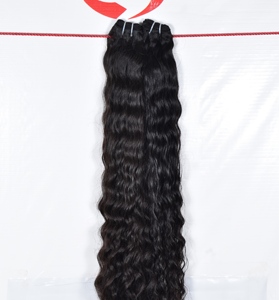 100% brut non transformé vietnamien Machine Double trame cuticule aligné vague profonde faisceau indien pas cher Extensions de cheveux humains - Product Image 3