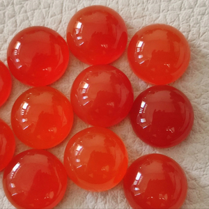 Cabujón liso de la mejor calidad, Gema de cuarzo cornalina naranja Natural, tamaño y forma personalizados para la fabricación de joyas, piedras preciosas sueltas - Product Image 1