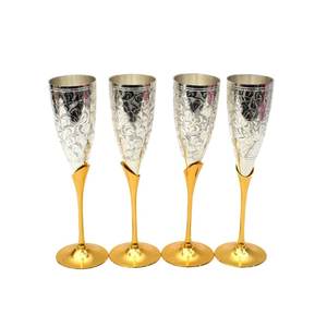 Wholesale Best Quality Antique Style Brass Wine <b>Glass</b> with Traditional Handmade Metal <b>Goblet</b> for Home Decor and gift Purpose Use - Product Image 6