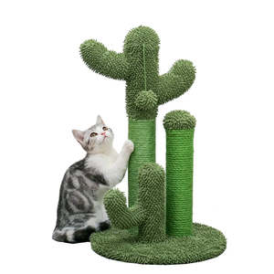 ของเล่นแมวรูปกระบองเพชร ทำจากวัสดุไซซอล เพื่อความสนุกสำหรับแมว - Product Image 1
