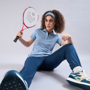 Chemises de tennis pour femmes Fit2Fight, boutonnées, manches courtes, chemise de golf, légères, à séchage rapide, t-shirts de performance - Product Image 5