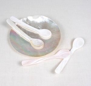 Cuchara de conchas blancas, vajilla ecológica, vajilla Vintage de perlas, de fábrica de Vietnam - Product Image 3