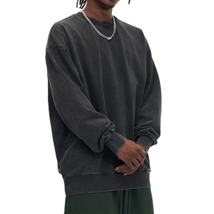 Vêtements d'hiver Meilleur produit Sweat-shirt pour hommes Logo personnalisé Respirant Manches longues Basics Sweat-shirt en coton mélangé pour hommes - Product Image 6