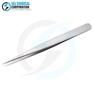 Pince à épiler de voyage compacte en acier inoxydable, pointe droite et pointue pour stylistes mobiles et toilettage en déplacement - Product Image 1