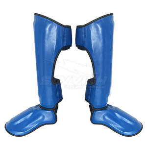 Protège-tibias en cuir de haute qualité, dernière conception, best-seller 2025, pour la boxe - Product Image 4