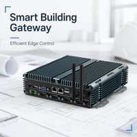 Mini PC industriel pour les systèmes de contrôle des installations, plateforme informatique locale pour l'automatisation des bâtiments