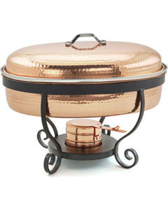 Chauffe-plats chauffe-plats chauffe-plats avec poignée design chauffe-plats de bonne qualité plaqué or finition - Product Image 4