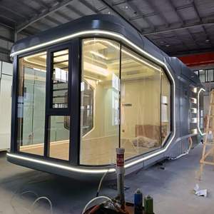 Maison d'habitation en conteneur détachable en usine Maison préfabriquée Conteneur préfabriqué à vendre Maison à capsule spatiale avec livraison gratuite - Product Image 1