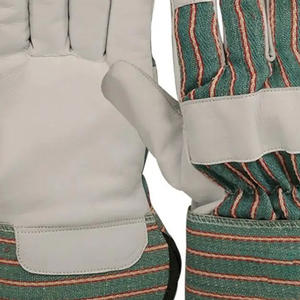 ถุงมือหนังสำหรับงานหนักแบบหนา 6-8 มิล สำหรับงานในคลังสินค้าอุตสาหกรรม - Product Image 6