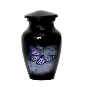 Urna de cremación grabada de Latón para Decoración del hogar, urna de cenizas humanos, tamaño pequeño, venta al por mayor - Product Image 4