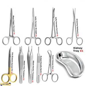 Ensemble d'instruments de dissection pour chirurgie vétérinaire mineure, plateau, outils de chirurgie animale professionnels, acier durable, SURGINEXA - Product Image 5