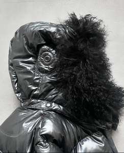 Best Selling Men's High Quality Winter Varsity Jacket Breathable Casual Style with Hooded <b>Stand</b> Collar and Zipper Closure - Product Image 3