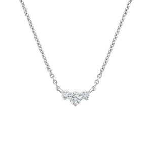 Collar de oro de 14 quilates con diamante Natural brillante para mujer, Gargantilla, oro de 14 quilates, estilo clásico, joya delicada, envío directo - Product Image 1