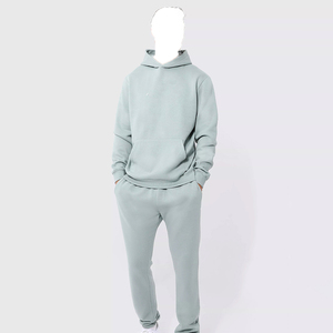 Ensemble survêtement femme personnalisé avec logo brodé, sweat-shirt et pantalon de jogging pas cher - Product Image 5