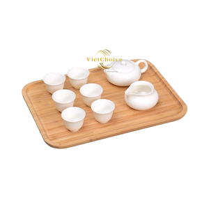 Bandeja de Servir de Bambú Premium con Superficie Pulida Lisa para Presentación de Alimentos - Product Image 2