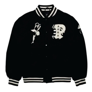 Veste bomber universitaire en laine de style Nouvel An, broderie de haute qualité, unisexe, personnalisable, hiver, baseball, varsity, respirante - Product Image 3