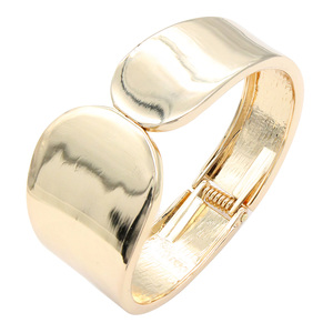 Gold Plated Hinged Fine <b>Bangle</b> <b>Bracelets</b> - Product Image 2
