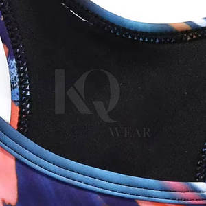 Sujetador deportivo de alto impacto para mujer, acolchado, con tirantes ajustables, malla transpirable, para correr, yoga, fitness, entrenamiento, ropa deportiva atlética frontal - Product Image 5