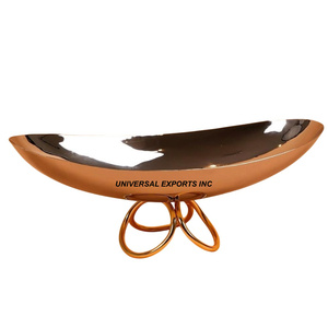 Bandeja de chocolate de diseñador hecha a mano de calidad superior Bandeja de acero de metal elegante y decorativa con estilo clásico - Product Image 1