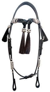 Cabecera occidental de cuero de caballo de calidad superior de gran venta con nudo Futurity para montar a caballo - Product Image 2