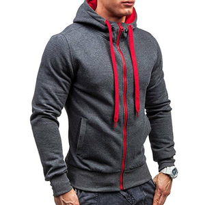 Sudadera con capucha y cremallera para hombre, hecha con tela suave y transpirable, perfecta para uso casual, entrenamientos en el gimnasio, correr y moda urbana 2025 - Product Image 4