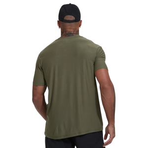 เสื้อยืดคอกลมผู้ชาย แขนยาว ผ้าถัก ทรงลำลอง สไตล์สปอร์ต ระบายอากาศดี ลายเรียบ ทรงปกติ - Product Image 3