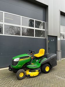 Prix usine tondeuse à gazon John Deer X155R tracteur à gazon avec attrape-herbe John Deer X155R tondeuse à gazon de jardin - Product Image 5