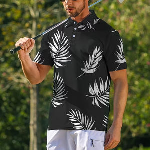2025 logotipo personalizado transpirable al por mayor Diseña tus propios polos para hombre camisa de golf de algodón sublimado de talla grande - Product Image 2