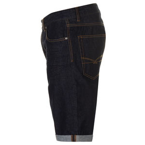 2025 vente en gros de haute qualité hommes Denim printemps été Shorts conception personnalisée respirant jean 100% coton motif solide - Product Image 3