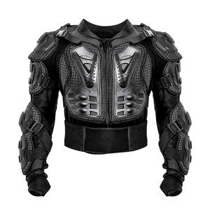 เสื้อแจ็กเก็ตมอเตอร์ไซต์ป้องกันการแข่งอัตโนมัติพร้อมเกราะหน้าอก/หลัง/กระดูกสันหลังกันลมแห้งเร็วระบายอากาศได้ดี - Product Image 6