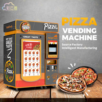 Distributeur automatique de pizzas intelligent à écran tactile Caiyunjuan, SDK, écran 27/55 pouces, capacité 72 pièces, système de refroidissement rapide