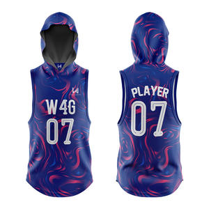 Camisetas de Fútbol Americano sin Mangas Personalizadas 7v7 para Hombre, Camuflaje, Bandera, OEM ODM, Tallas Grandes, Absorción de Humedad, Diseño Impreso por Transferencia de Calor - Product Image 4