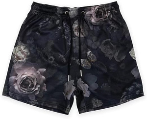 Pantalones Cortos Deportivos de Malla para Hombre, con Estampado Gráfico, Cintura Elástica con Cordón, para Verano, Gimnasio y Entrenamiento - Product Image 6