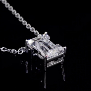 Colgantes y dijes de joyería fina unisex HPHT Lab Grown Diamond con DEF VVS VS I Letter Face Silver/Gold con certificado IGI - Product Image 5