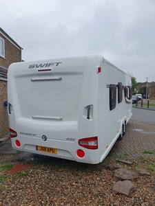 White Travel Trailer Caravan Mobile Home Off Road Motorhome with <b>Kitchen</b> Bathroom Adjustable Features for <b>Camping</b> - Product Image 5