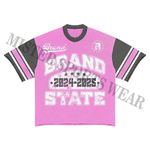 Custom All Over Print Streetwear gráfico Boxy Fit recortada camiseta y pantalones cortos de los hombres de encargo de dos piezas conjunto de pantalones cortos - Product Image 3