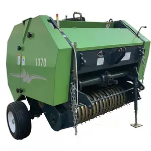 Tractor Mounted Hay Straw And Grass Press Round Baler Machine Hay And Grass Baler Agricultural