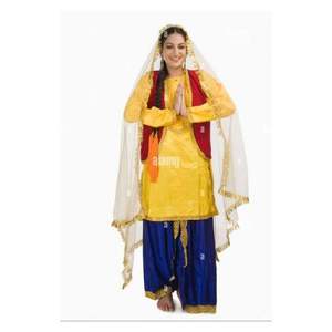 PROVEEDOR Y FABRICANTE DE TRAJES PUNJABI SHALWAR KAMEEZ PARA MUJER, VESTIDOS CASUALES DE FIESTA, Ajuste Entallado, Poliéster Transpirable de Secado Rápido - Product Image 4