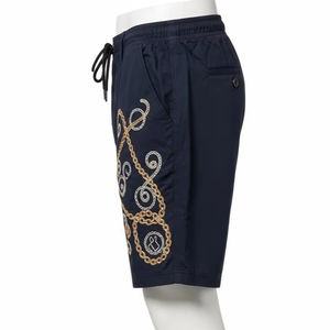 Waterproof <b>Chain</b> Embroidery Mens Shorts Nylon Cotton Durable Fabric Breathable Summer Wear Outdoor Training Casual Fashion Short - Product Image 3