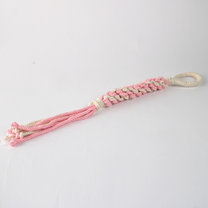 Juguete de algodón ecológico para perros con asa de lazo reforzada, agarre cómodo y larga vida útil, proveedor de Vietnam - Product Image 5