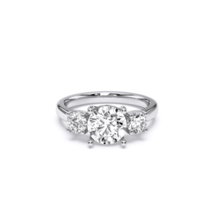 Vòng Cắt <span class=keywords><strong>3</strong></span>.00 Carat F-G/Vs Phòng Thí Nghiệm Grown Kim Cương Prong Set <span class=keywords><strong>3</strong></span> Đá Engagement Ring Made Trong Rắn Vàng Cho Phụ Nữ - Product Image 2