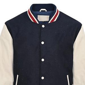 Chaqueta Universitaria para Hombre, Logotipos Personalizables, Diseño de Primera Calidad con Frente Alto, Mezcla de Algodón, Perfecta para Equipos Deportivos, Moda Universitaria - Product Image 5