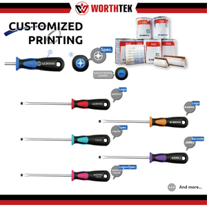 MOQ flexible para pedidos a granel Suministro directo de fábrica Kit de destornillador personalizable OEM de acero inoxidable a mano-Worthtek WG9324 - Product Image 4