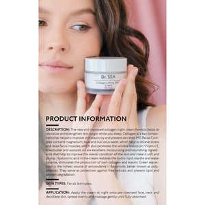 Mg Relax 50 ml Crema de Noche para Lifting Facial Crema de Colágeno para Uso Nocturno - Product Image 5