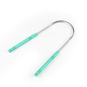 Kit de Raspador de Lengua Manual en Forma de U de Acero Inoxidable Premium al por Mayor, Herramienta de Cuidado Dental Personalizada para una Limpieza Efectiva de la Lengua - Product Image 5