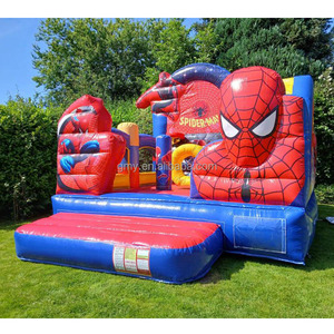 Château gonflable à bas prix avec toboggan, château gonflable Spiderman avec toboggan - Product Image 6