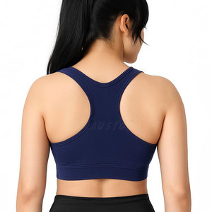 Soutien-gorge de sport pour femme à prix avantageux, idéal pour le yoga et la gym, 100 % coton, maintien élevé, bretelles réglables, coussinets amovibles - Product Image 6