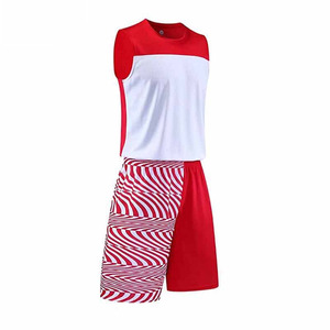 Conjunto de uniforme de baloncesto bordado Reversible con diseño de sublimación personalizado, el mejor uniforme de camiseta de baloncesto para hombres al por mayor - Product Image 2